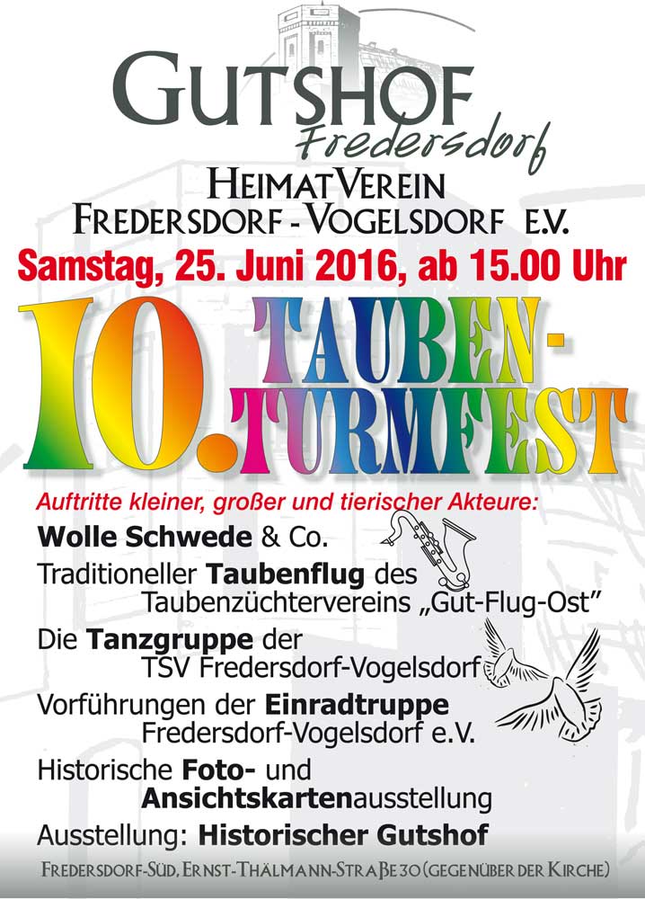 10 Taubenturmfest