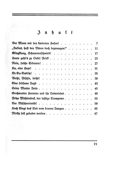 Inhaltsverzeichnis